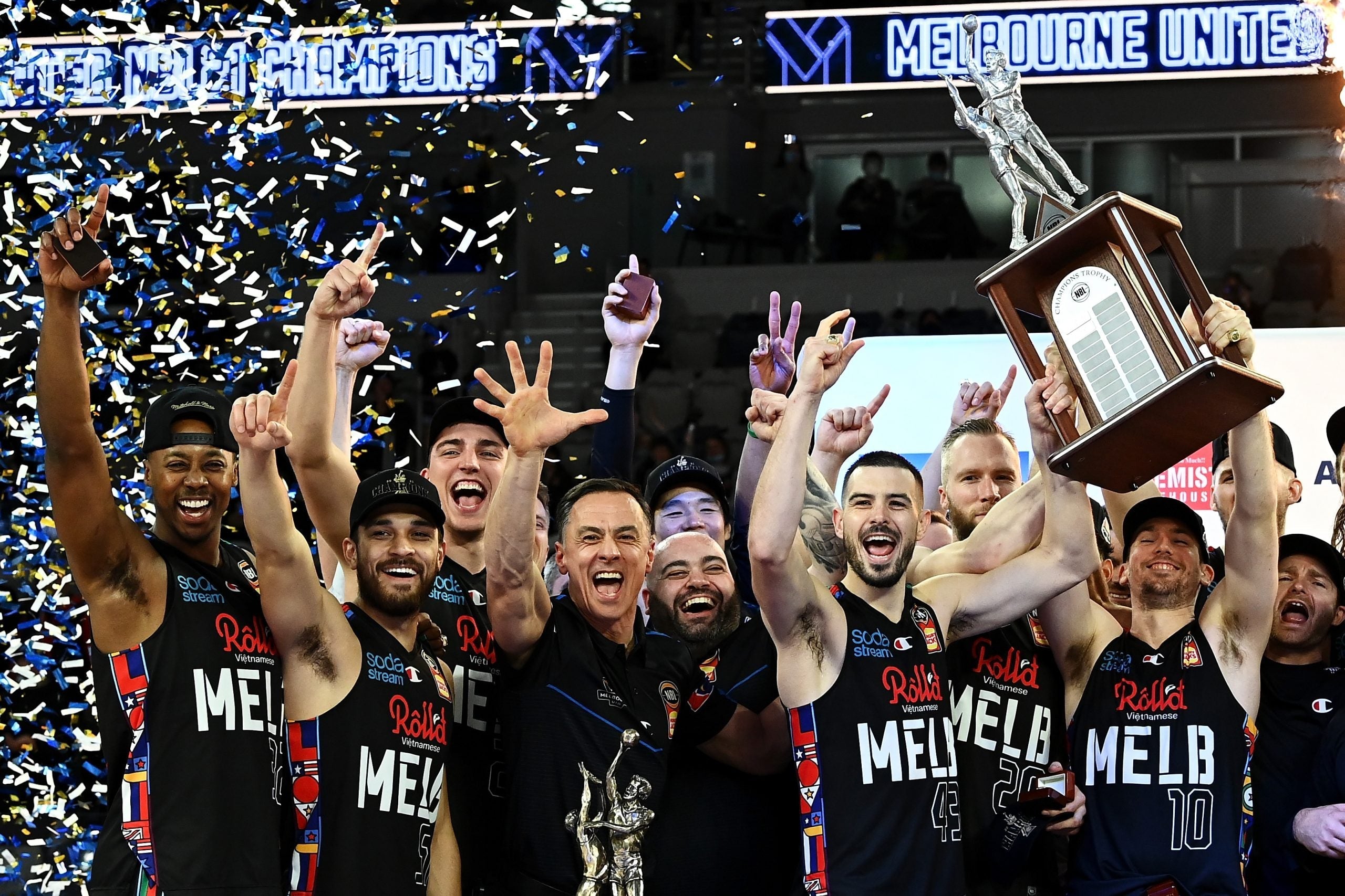 MELBOURNE UNITED CROWNED NBL CHAMPIONS 2021