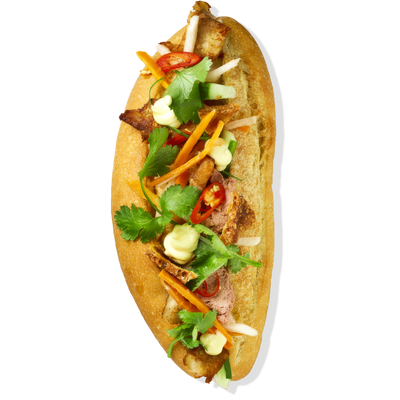 Roast Pork & Crackling Banh Mi