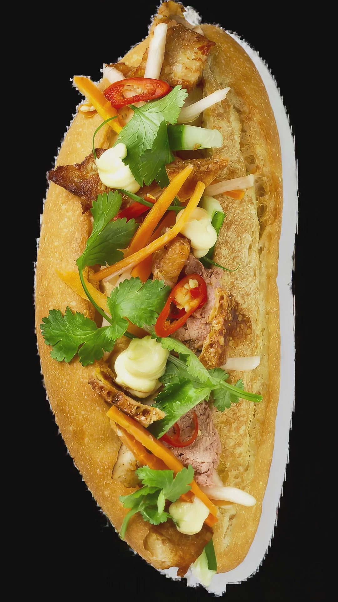 Roast Pork & Crackling Banh Mi