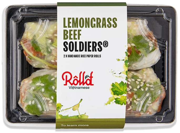 Lemongrass Beef Soldiers